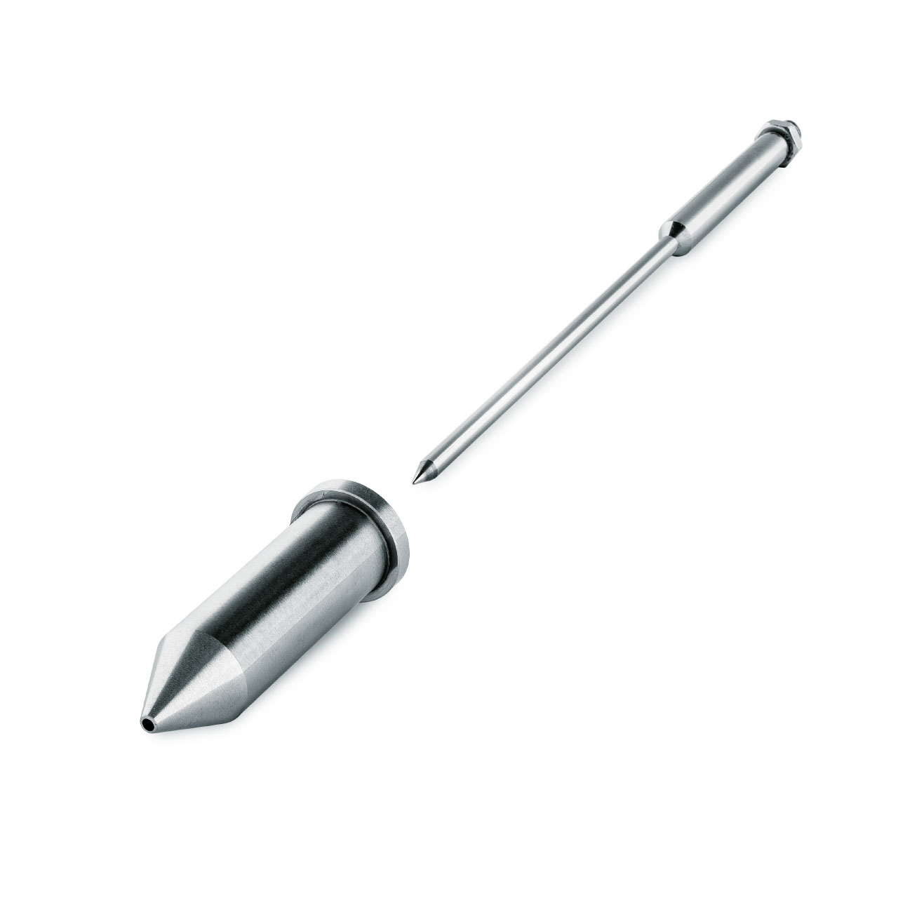 Nozzle and needle- stamping forming technology